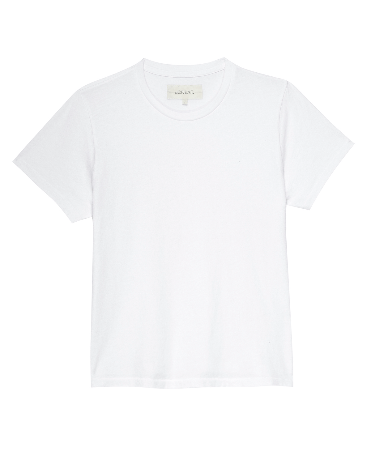 The Little Tee. Solid -- True White