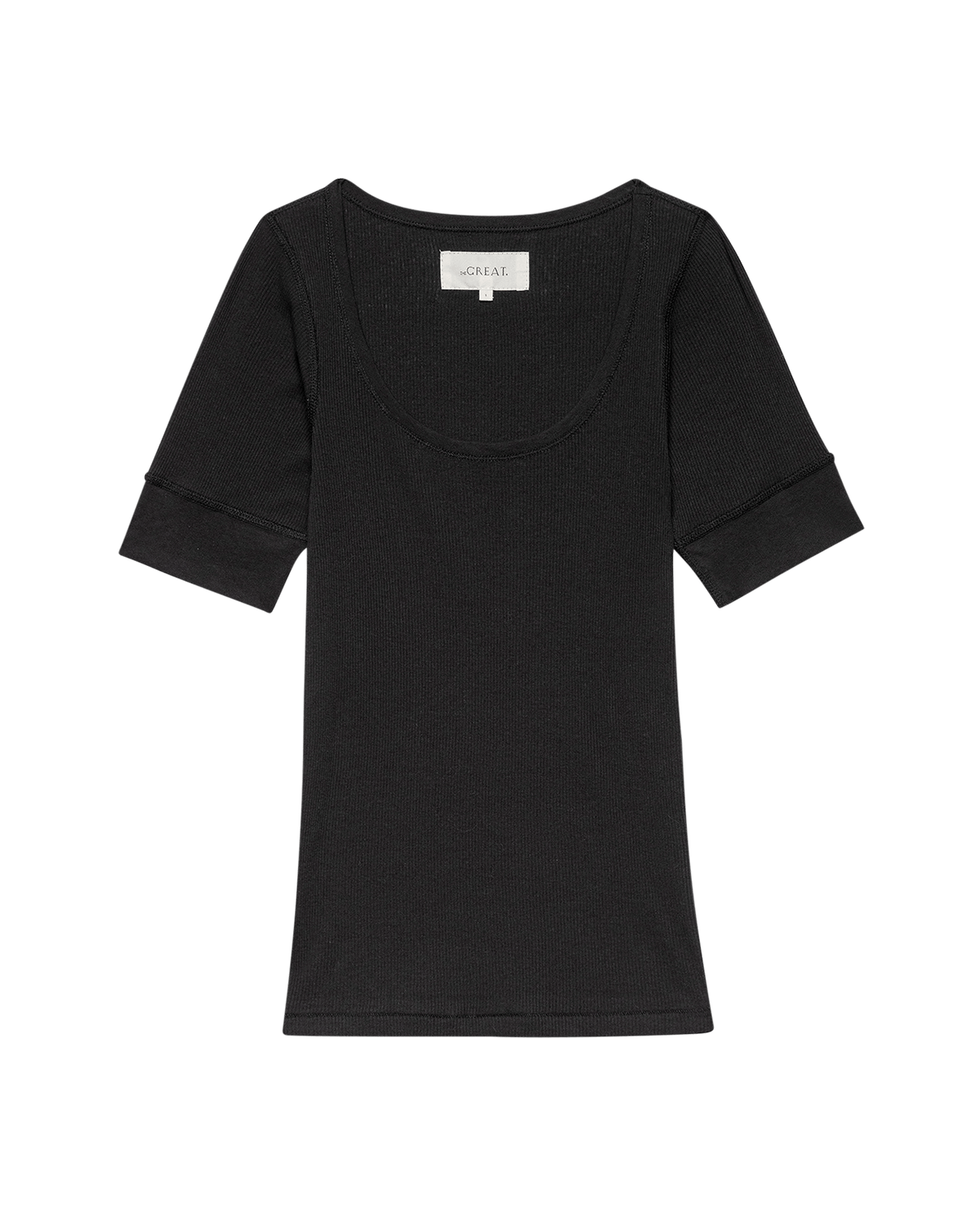 The Baby Rib Ballet Tee. -- Almost Black