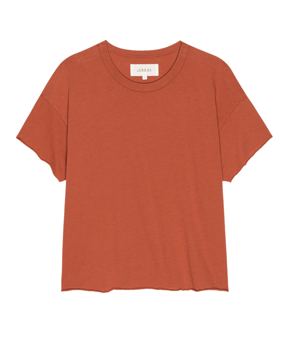 The Crop Tee. Solid -- Desert Clay