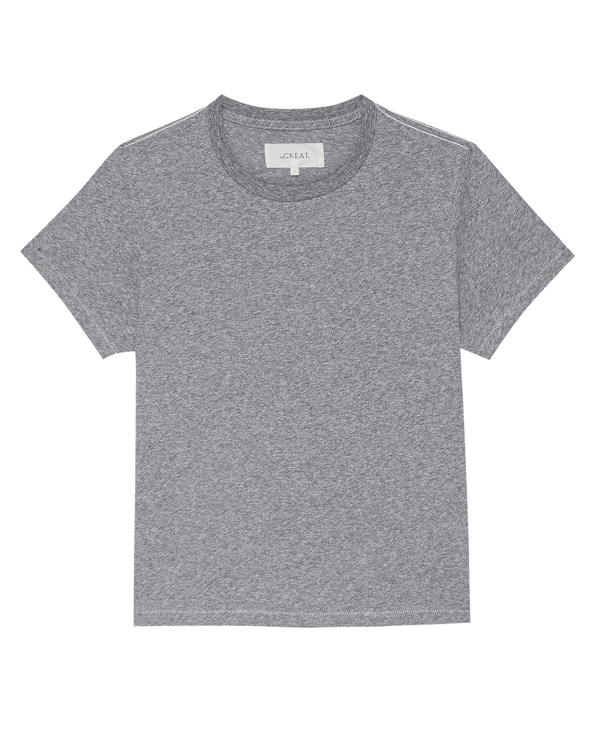 The Little Tee. Solid -- Heather Grey